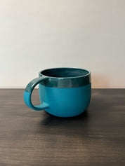 Misfit Phthalo Rounded Mug