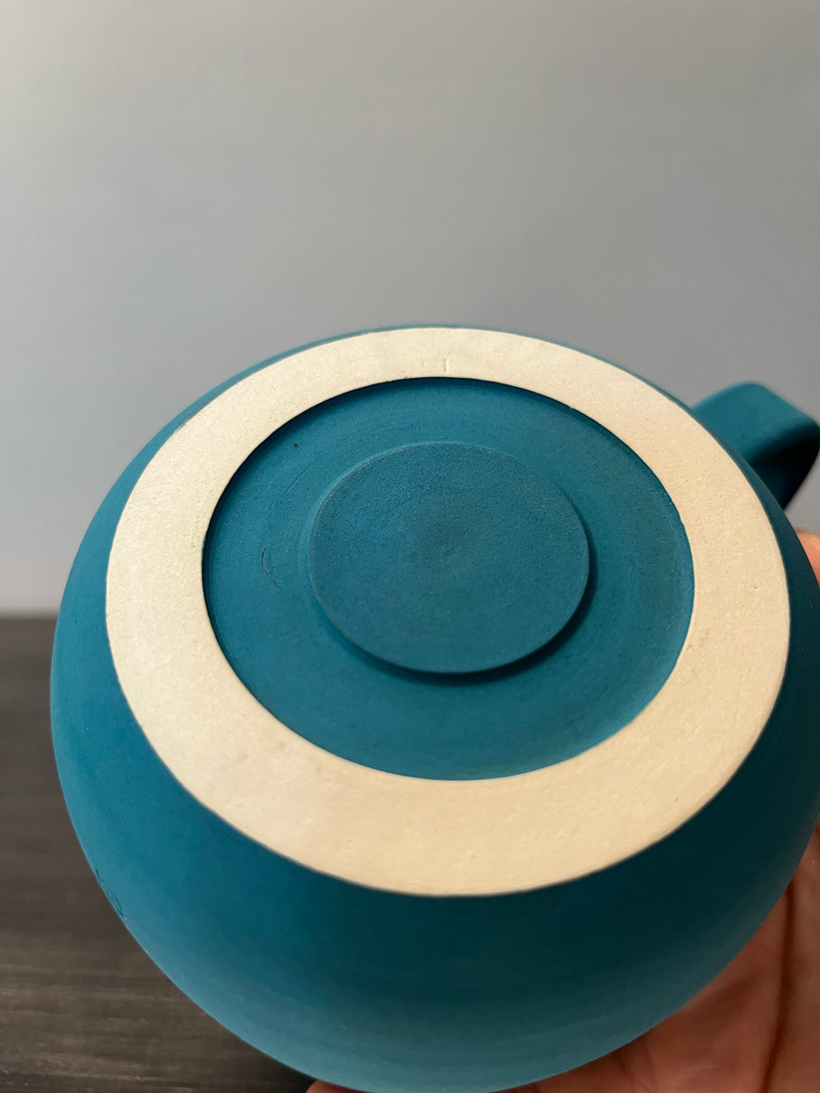 Misfit Phthalo Rounded Mug
