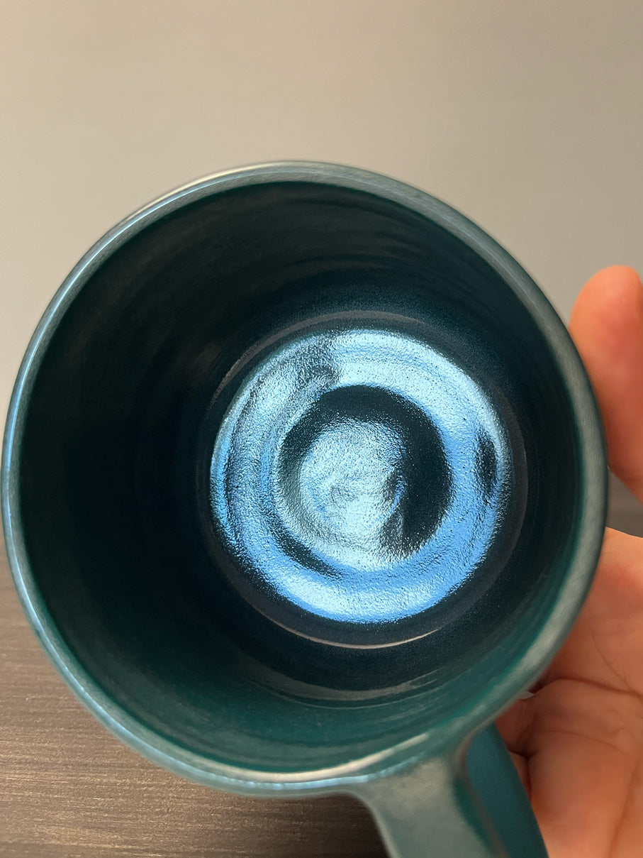 Misfit Phthalo Rounded Mug