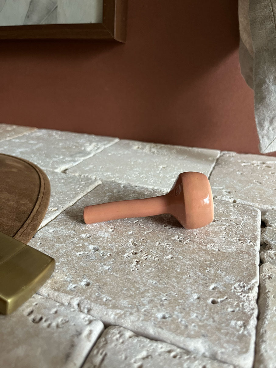 Peaches Rounded Bowl Downstem - Option A
