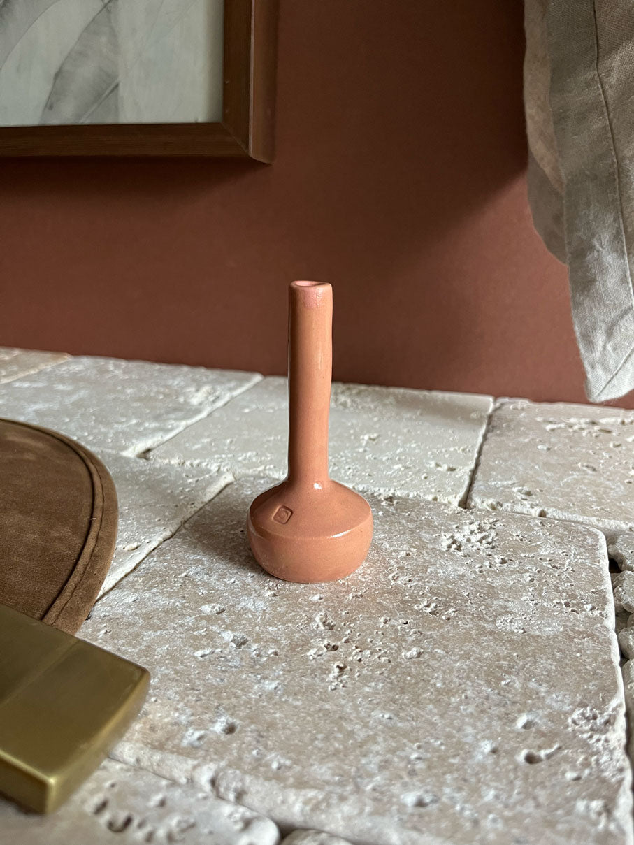 Peaches Rounded Bowl Downstem - Option A