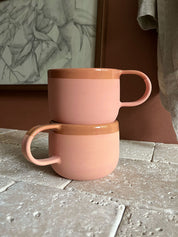 Peaches Rounded Mug