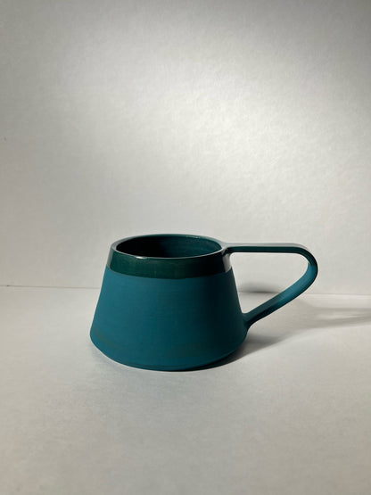 Phthalo Angled Mug