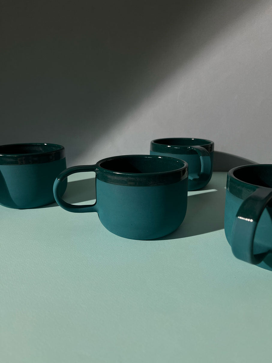 Taza redondeada de ftalo