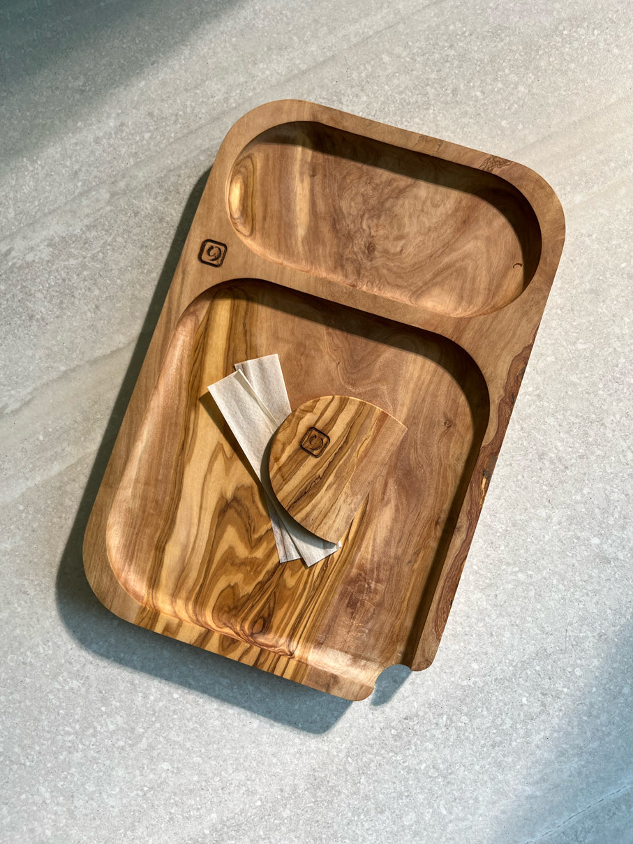 Veta Rolling Tray - Grain 10